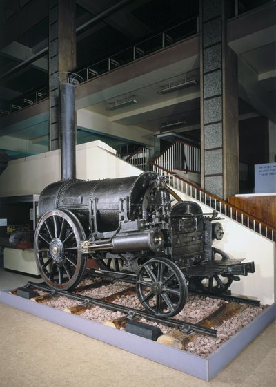 Remains of Stephensons Rocket, 1829 by English School